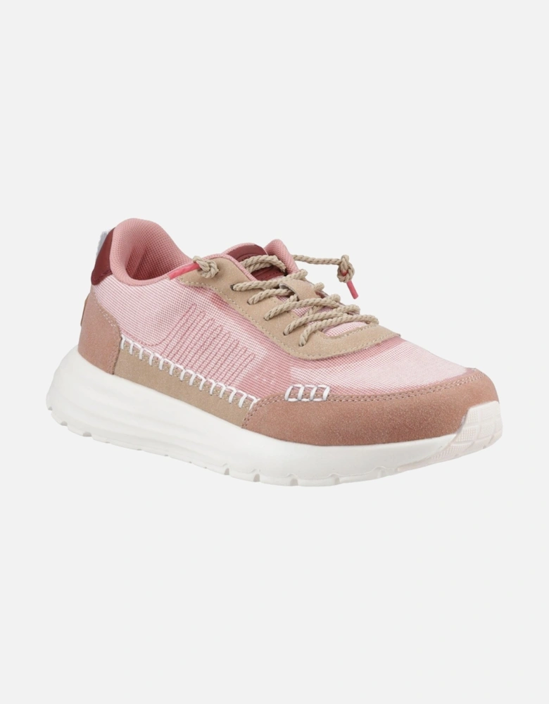 HEYDUDE Sirocco Alta Boho Polyester Blend Women's Rose Pink Trainers