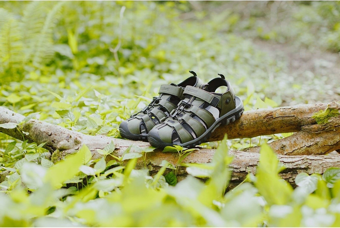 Furze Polyurethane Men's Khaki Sandals