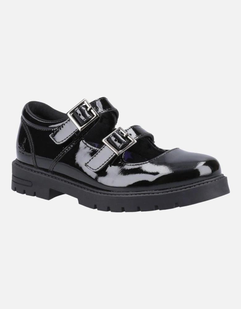 Ella Patent Junior Leather Girls's Black Shoes