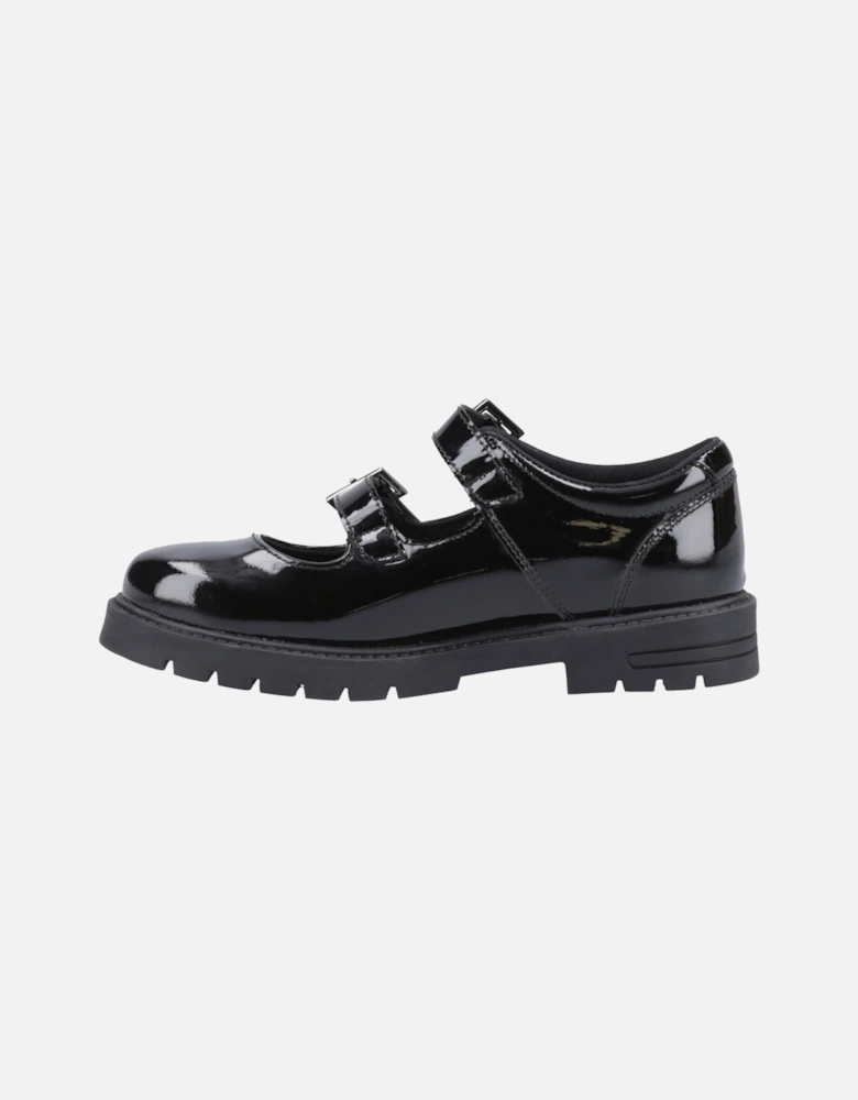 Ella Patent Junior Leather Girls's Black Shoes