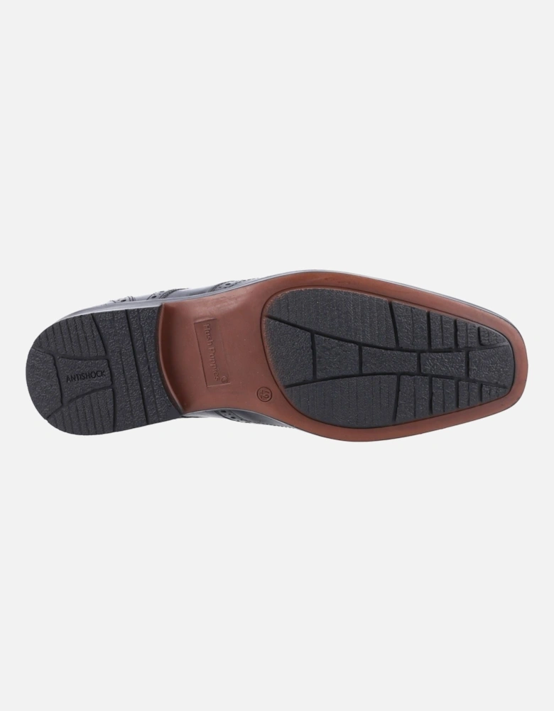 Brace Brogue Leather Men's Black Brogues Shoes