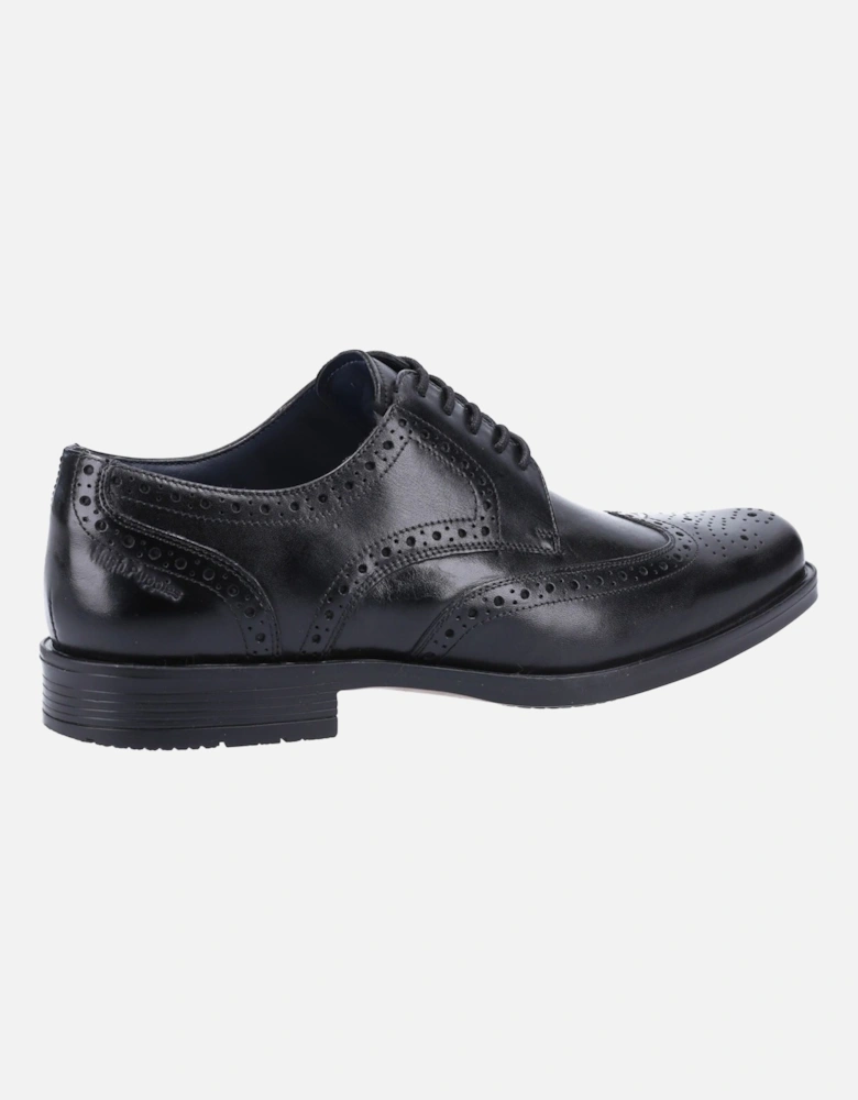 Brace Brogue Leather Men's Black Brogues Shoes