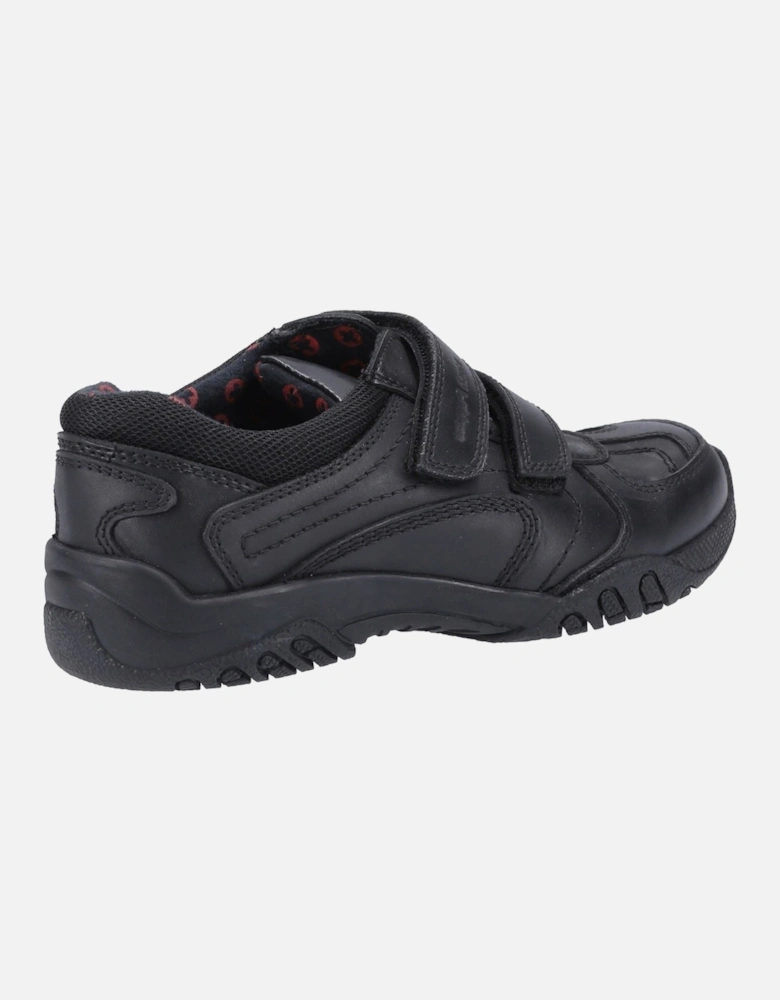 Jezza 2 Senior Leather Boys's Black Loafers