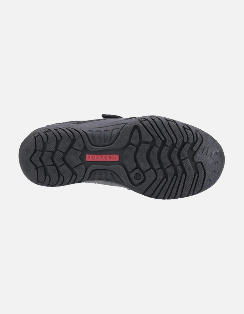 Jezza 2 Senior Leather Boys's Black Loafers