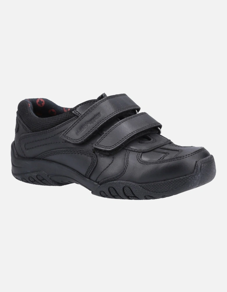 Jezza 2 Senior Leather Boys's Black Loafers