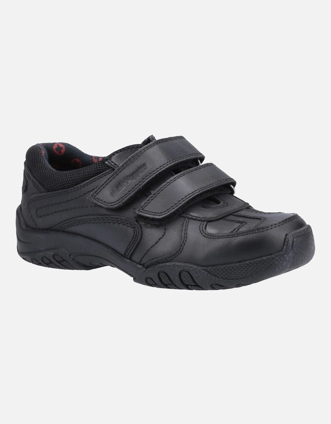 Hush Puppies Boy's Hush Puppies Jezza 2 Youth Boys Black Leather Loafers