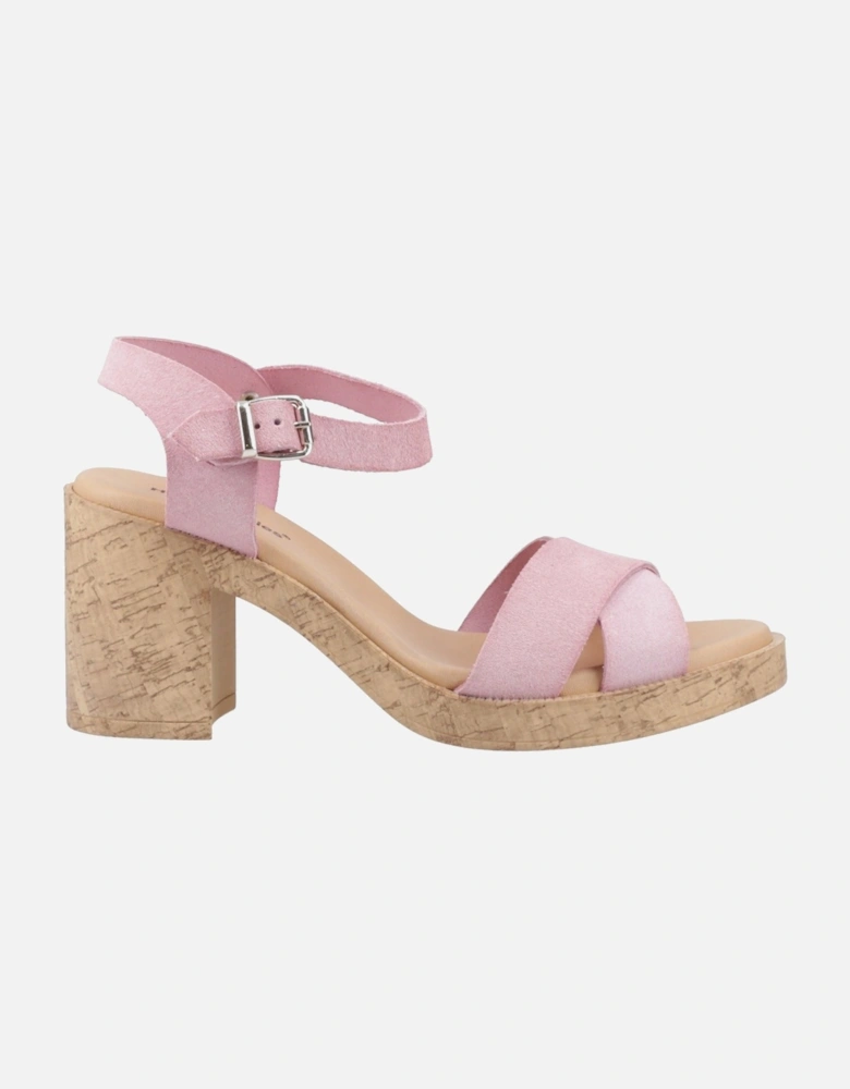 Georgia Cork Leather Women's Blush Sandals