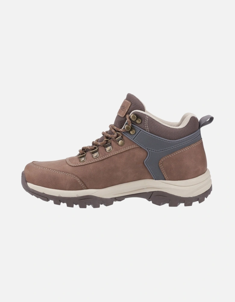 Overbury Polyurethane Men's Brown Hiking Boots
