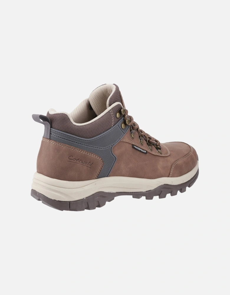 Overbury Polyurethane Men's Brown Hiking Boots
