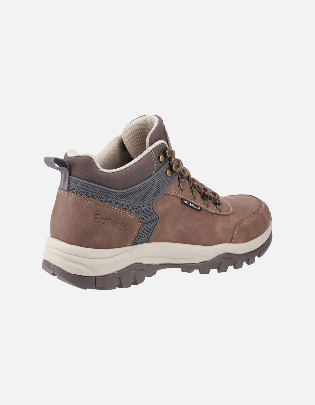 Overbury Polyurethane Men's Brown Hiking Boots
