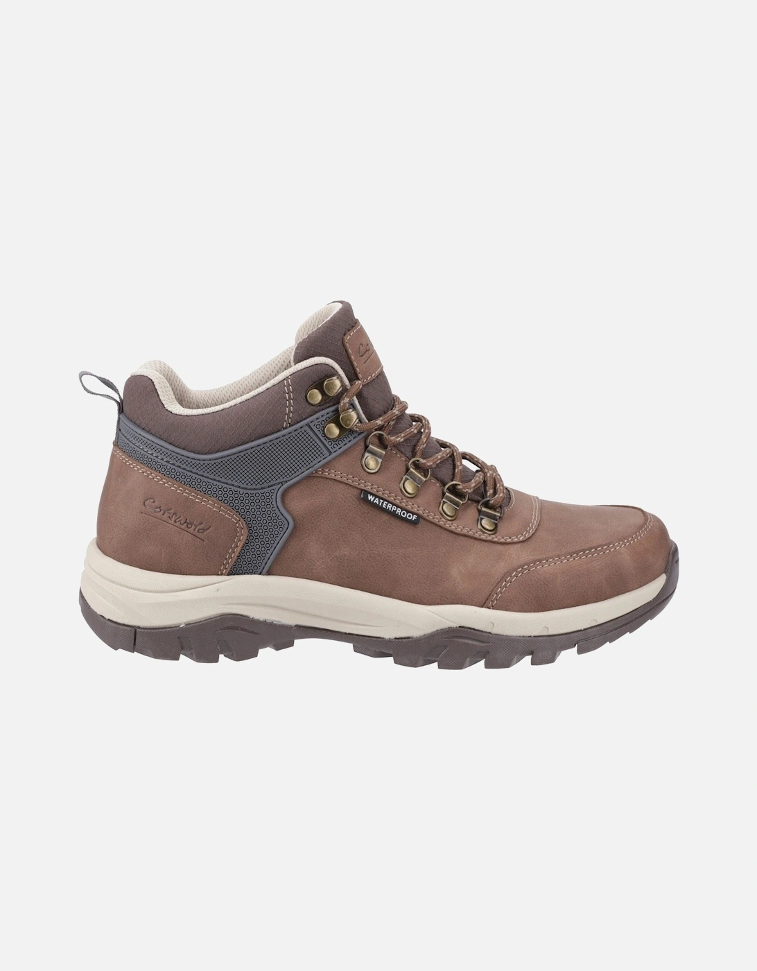 Overbury Polyurethane Men's Brown Hiking Boots