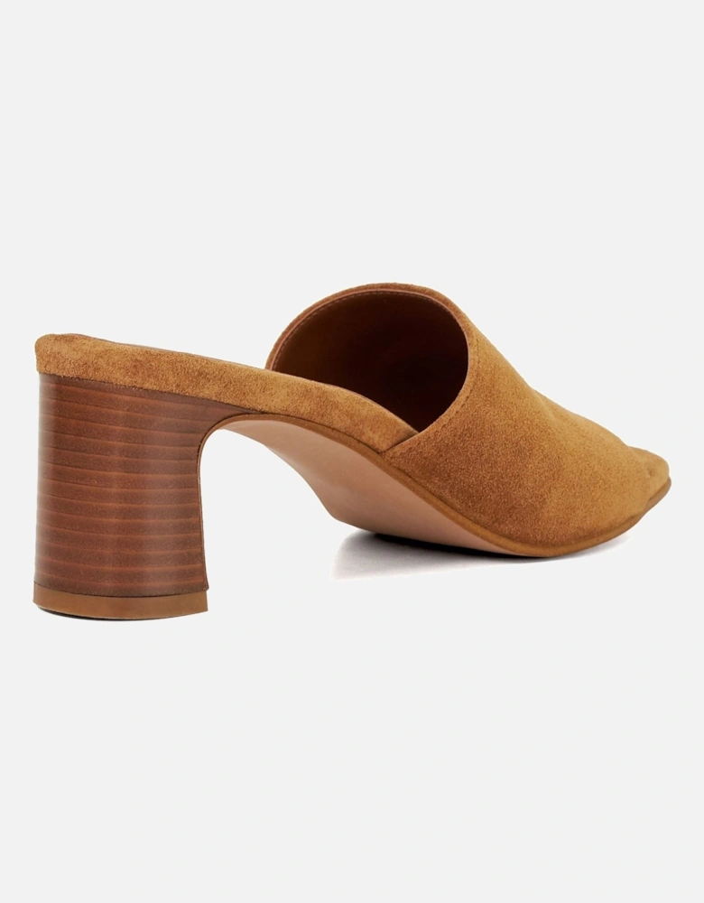 Dune Jule Suede Women's Tan Sandals