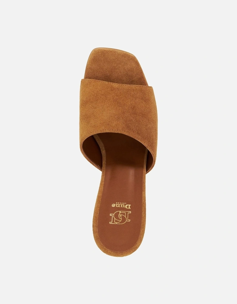 Dune Jule Suede Women's Tan Sandals