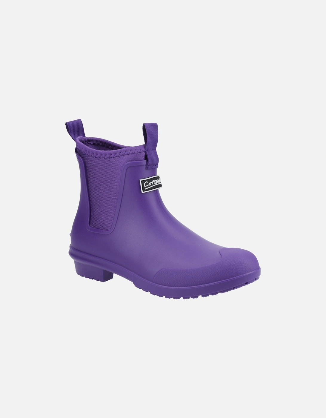 Grosvenor TPR+Neoprene Women's Purple Wellington Boots, 10 of 9