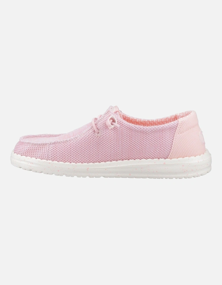 HEYDUDE Wendy Stretch Sox Polyester Blend Women's Rosette Moccasins Shoes