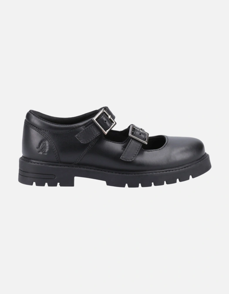 Ella Junior Leather Girls's Black Shoes