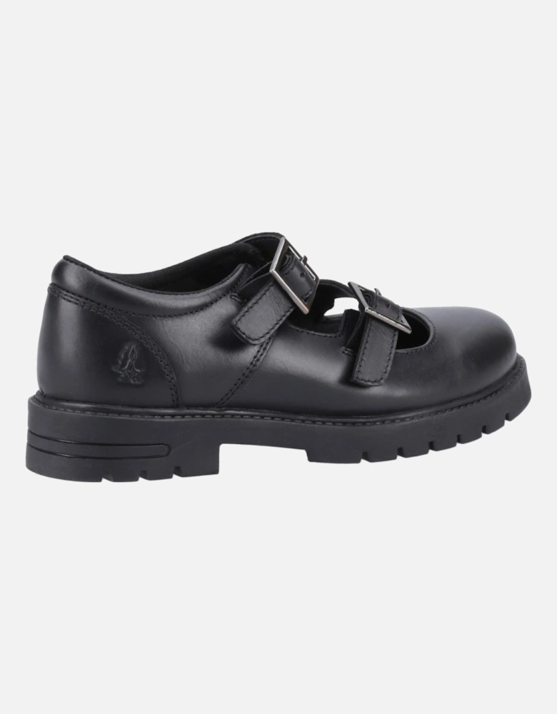 Ella Junior Leather Girls's Black Shoes