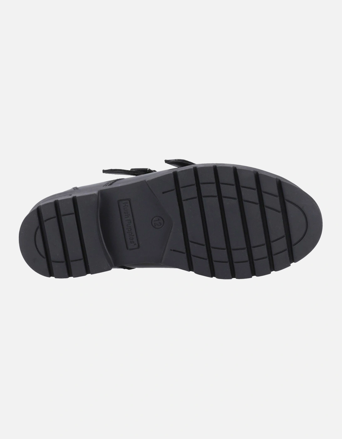 Ella Junior Leather Girls's Black Shoes