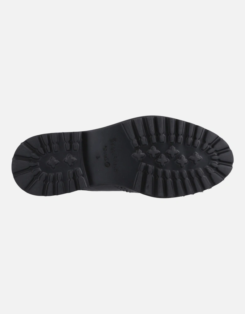 Gabi Lace Up Leather Girls's Black Brogues