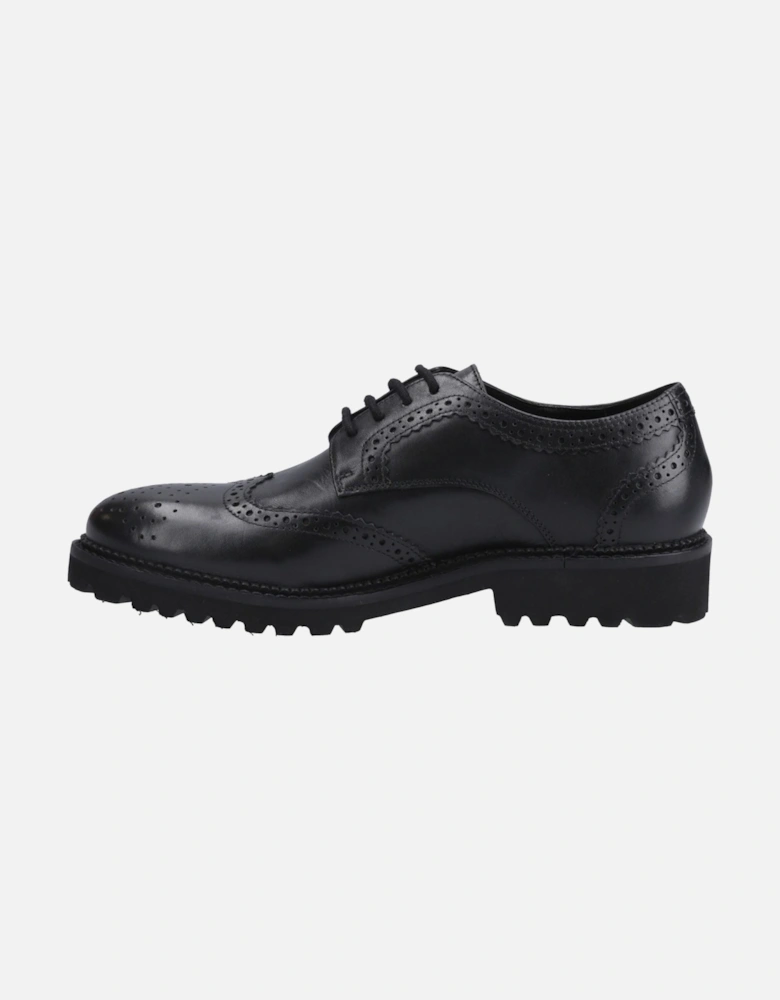Gabi Lace Up Leather Girls's Black Brogues
