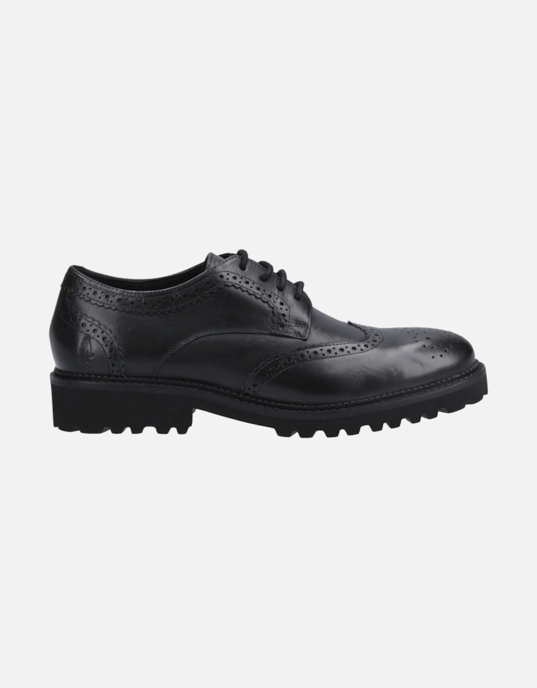 Gabi Lace Up Leather Girls's Black Brogues