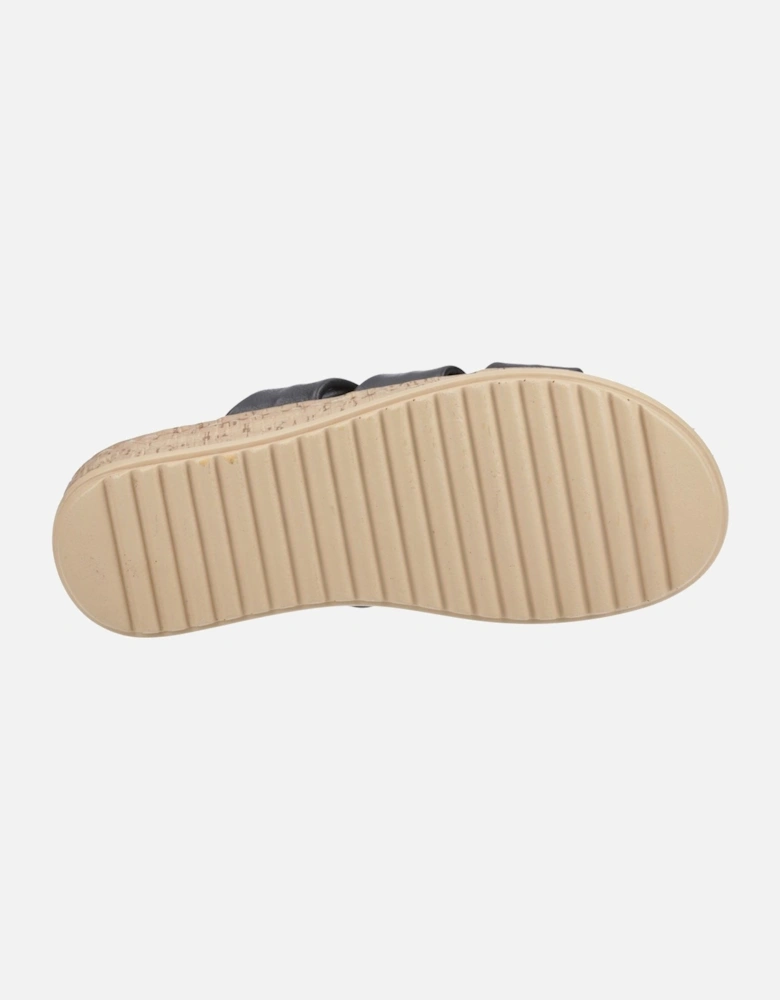 Eden Gladiator Leather Women's Black Sandals