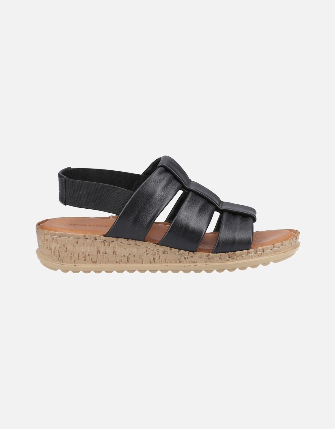 Eden Gladiator Leather Women's Black Sandals