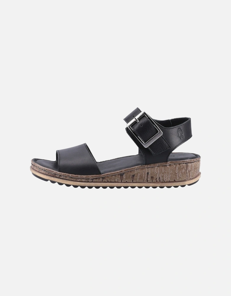 Ellie Leather Women's Black Sandals