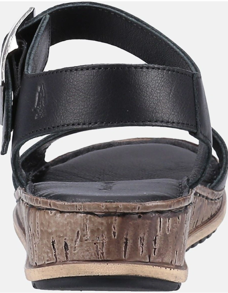 Ellie Leather Women's Black Sandals