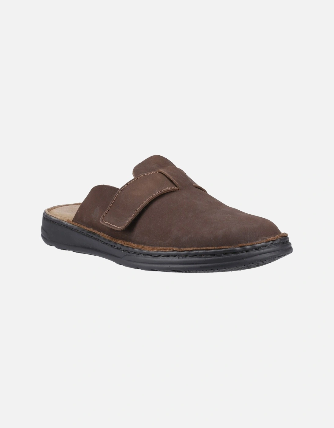 Edward Leather Men's Brown Mules, 6 of 5