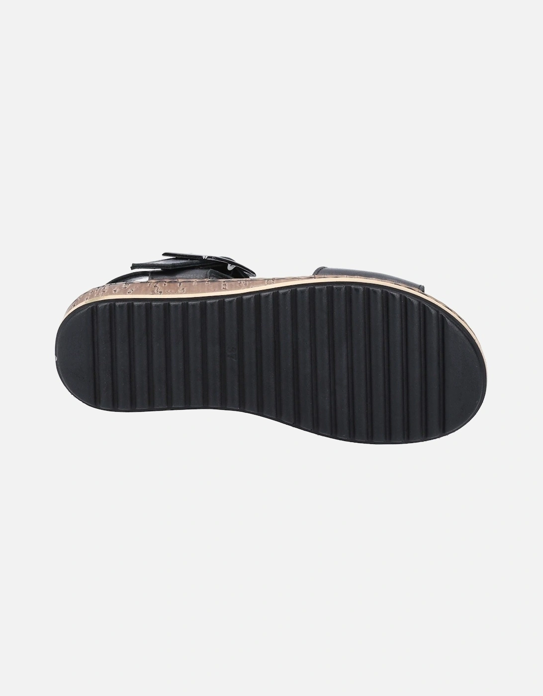 Ellie Leather Women's Black Sandals