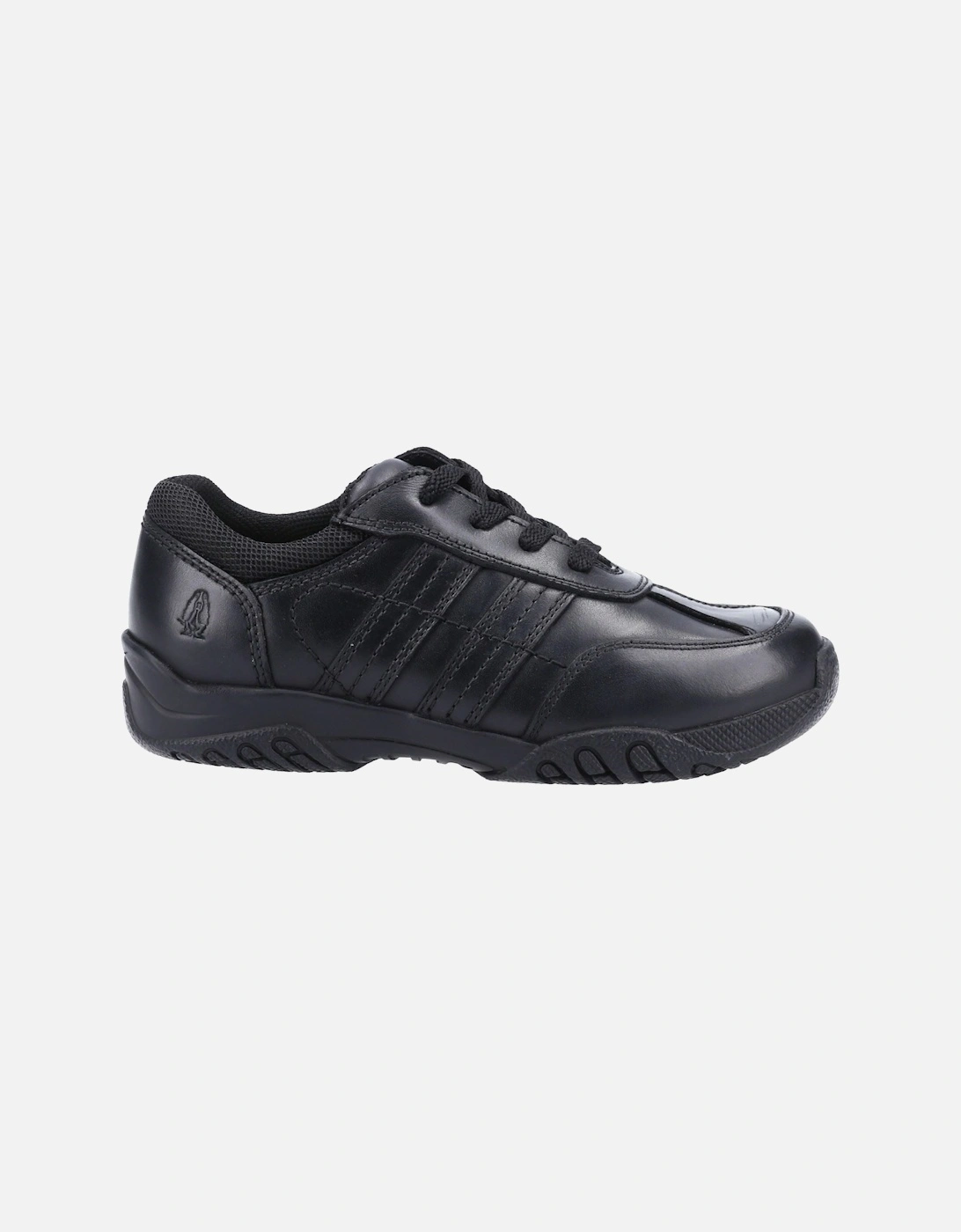Jezza 2 Senior Leather Boys's Black Lace-Up Shoes