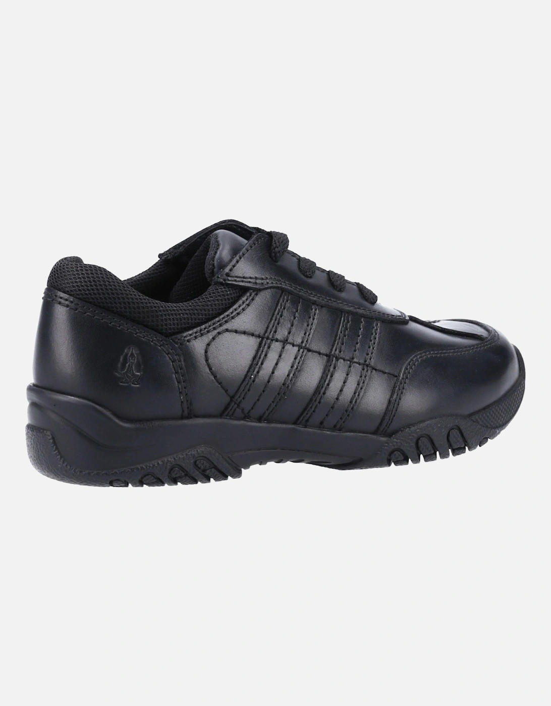 Jezza 2 Senior Leather Boys's Black Lace-Up Shoes