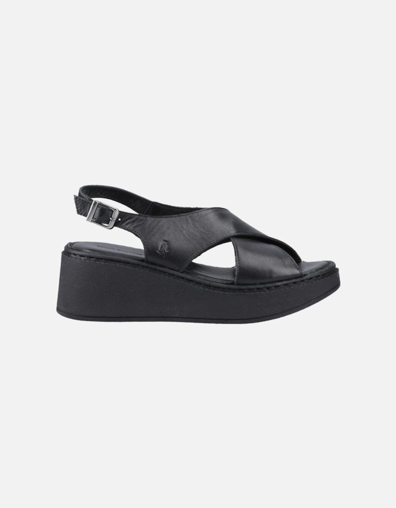 Bex Wedge Nubuck Women's Black Wedges