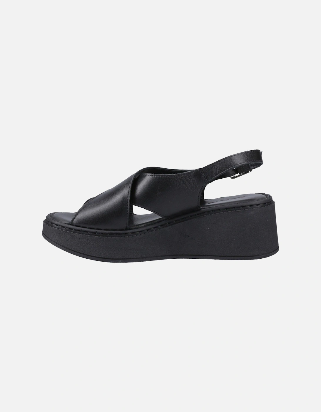 Bex Wedge Nubuck Women's Black Wedges