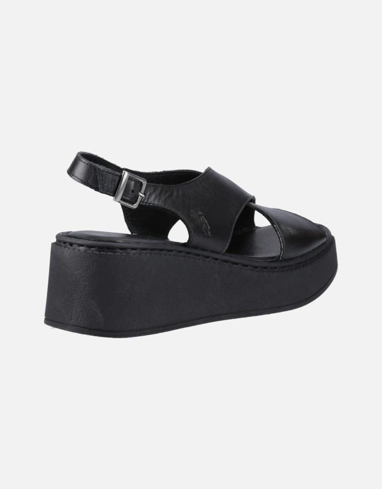 Bex Wedge Nubuck Women's Black Wedges