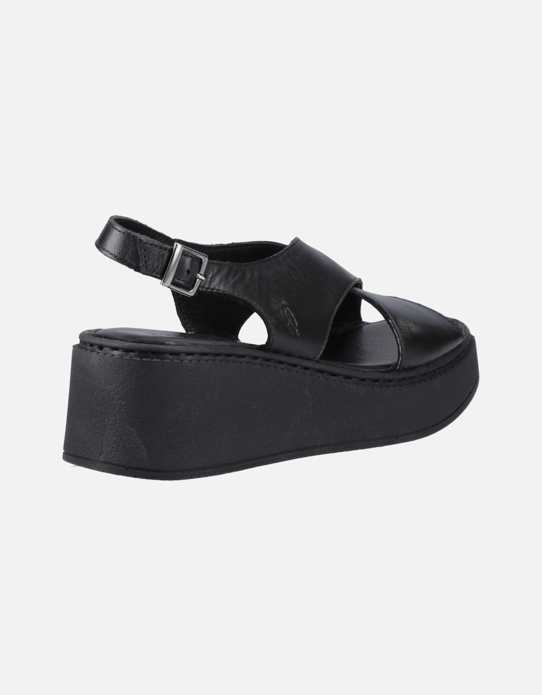 Bex Wedge Nubuck Women's Black Wedges