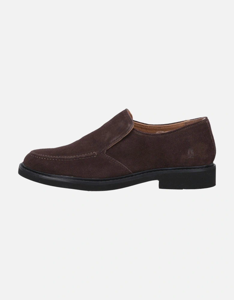 Earl Slip On Suede Men's Brown Loafers