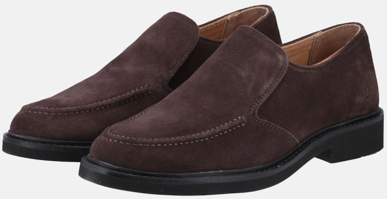 Earl Slip On Suede Men's Brown Loafers