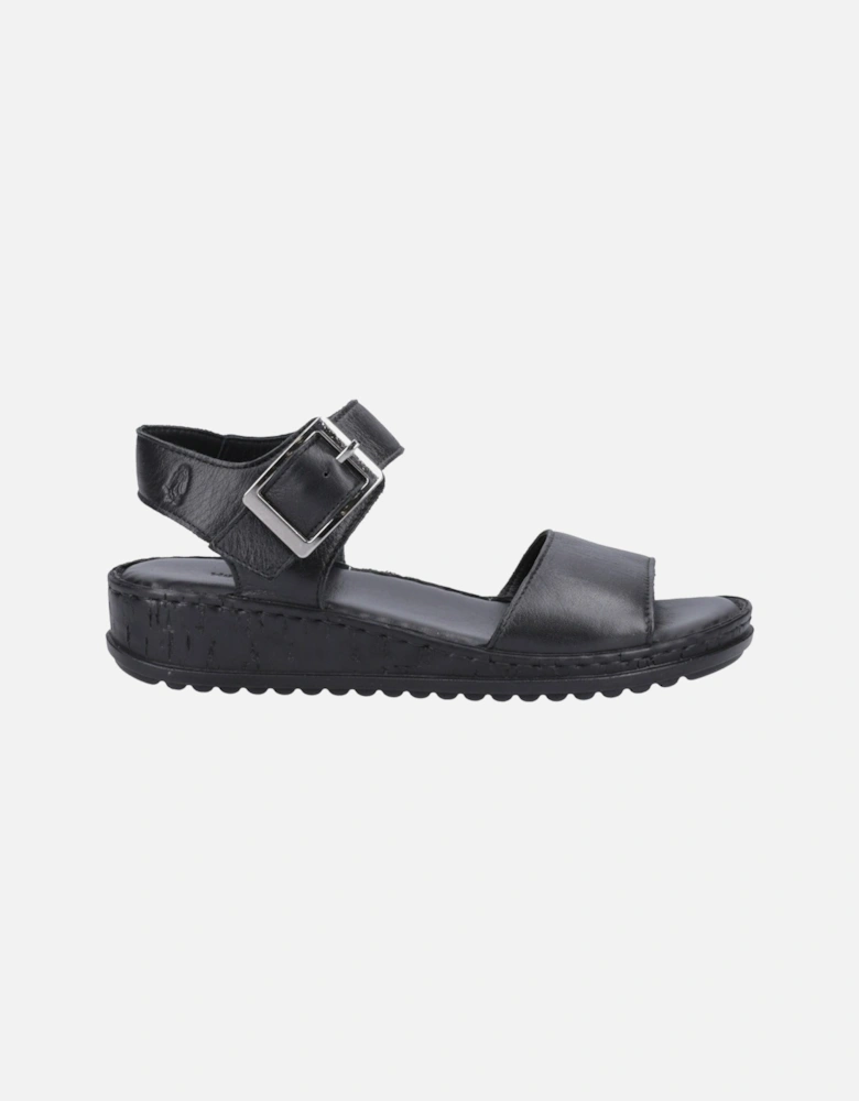 Ellie Leather Women's Black/Black Sandals