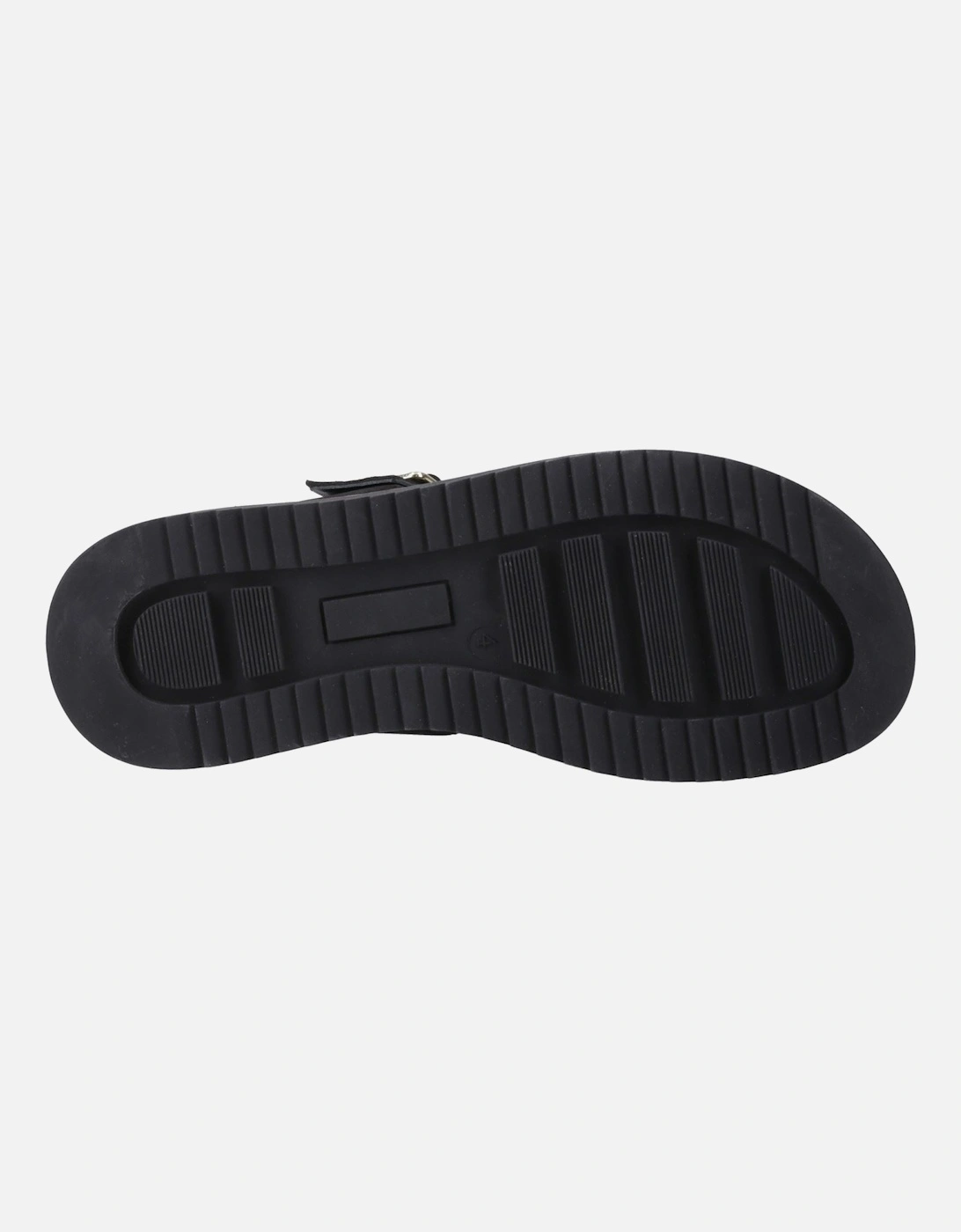Celeste Slide Leather Women's Black Sandals