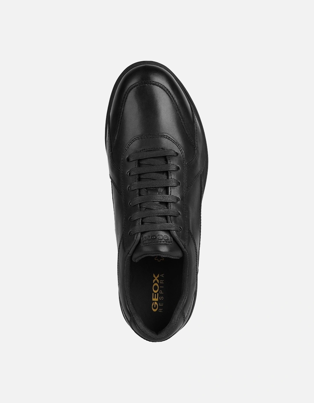 U SPHERICA EC12 Leather Bovine Full Grain Men's Black Trainers