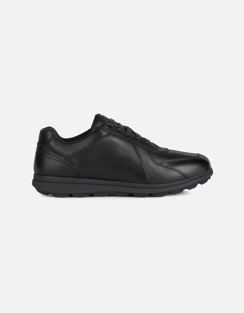 U SPHERICA EC12 Leather Bovine Full Grain Men's Black Trainers