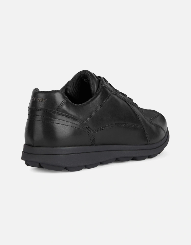 U SPHERICA EC12 Leather Bovine Full Grain Men's Black Trainers