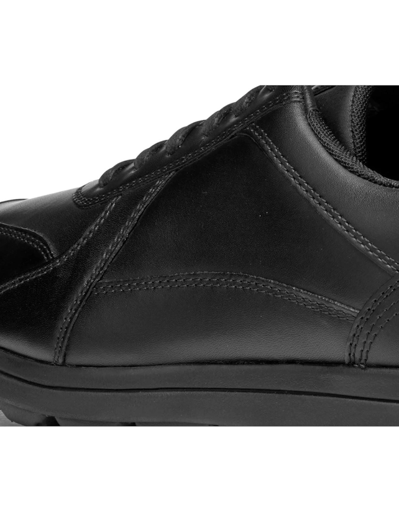 U SPHERICA EC12 Leather Bovine Full Grain Men's Black Trainers