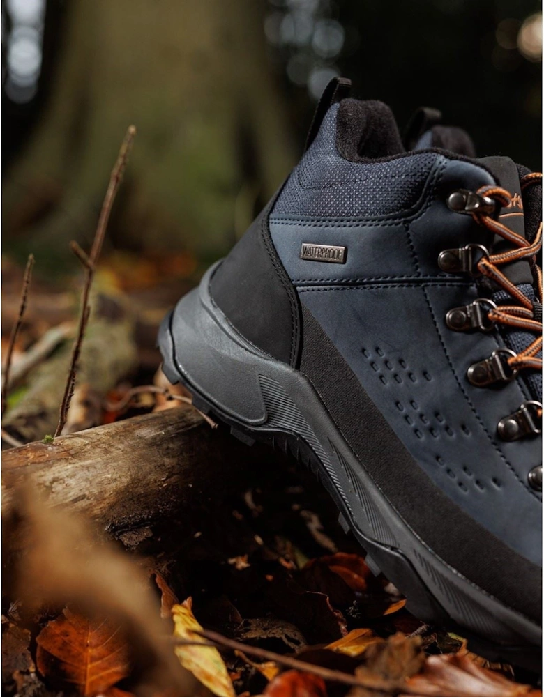 Ryeford Leather Men's Navy Hiking Boots