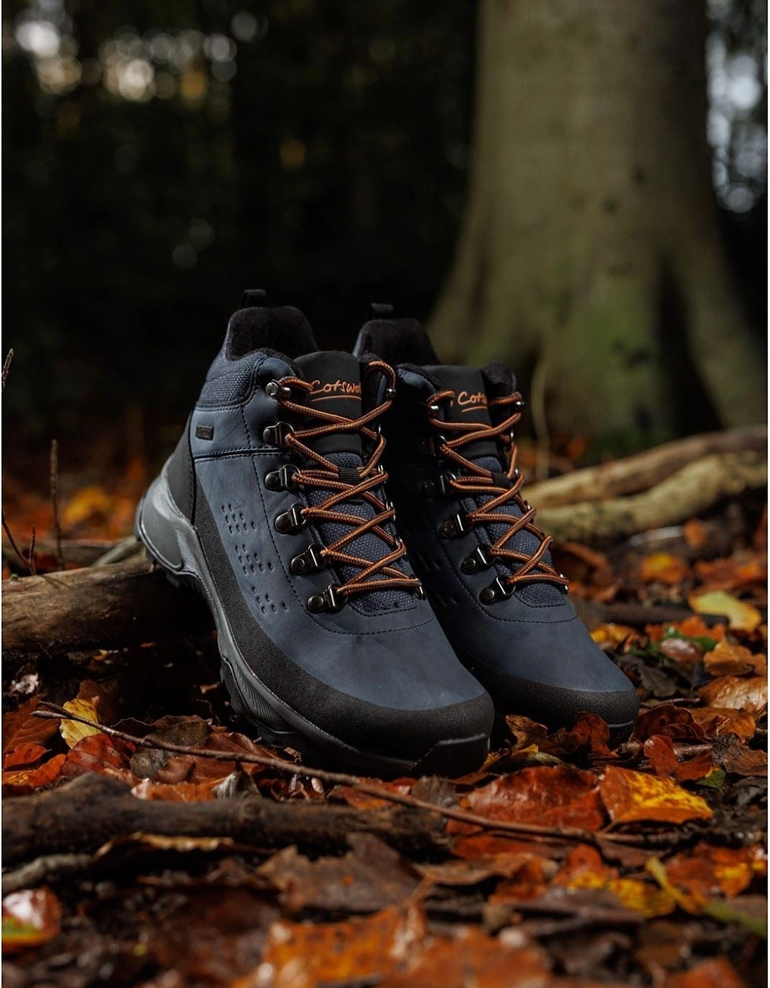Ryeford Leather Men's Navy Hiking Boots