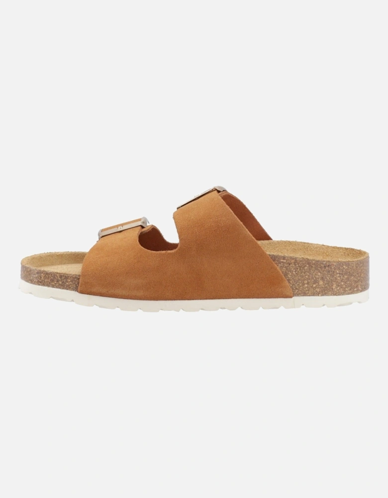 Blaire Suede Women's Tan Sandals