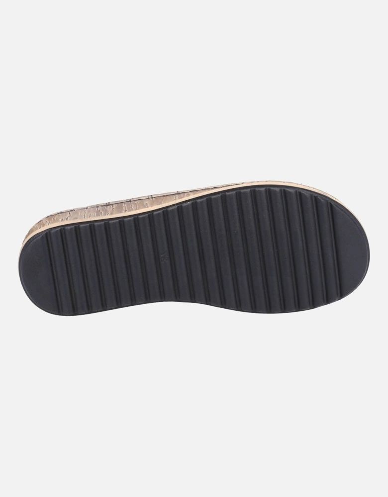 Elissa Toepost Suede Women's Black Sandals