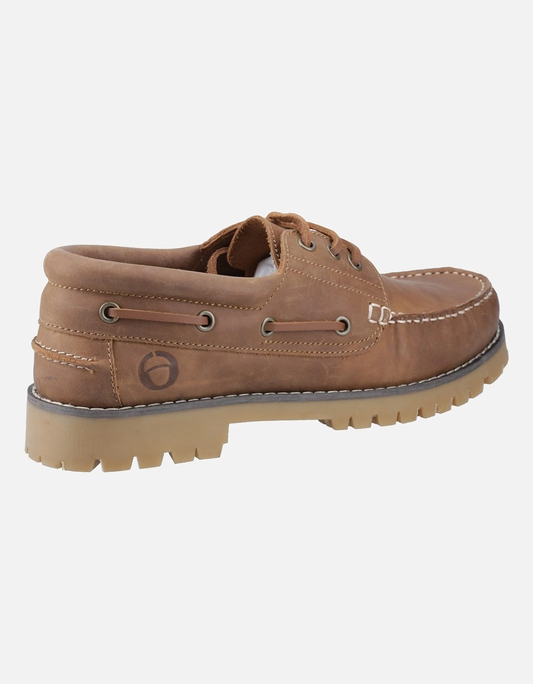 Inglecote Leather Men's Camel Boat Shoes